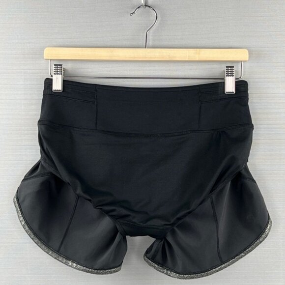 RARE Print! Lululemon Speed Up Short *4" Foil Sz. 4 Wide Leg Lined - Like New! - Picture 5 of 13